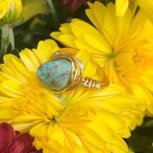 Wire and jewel rings